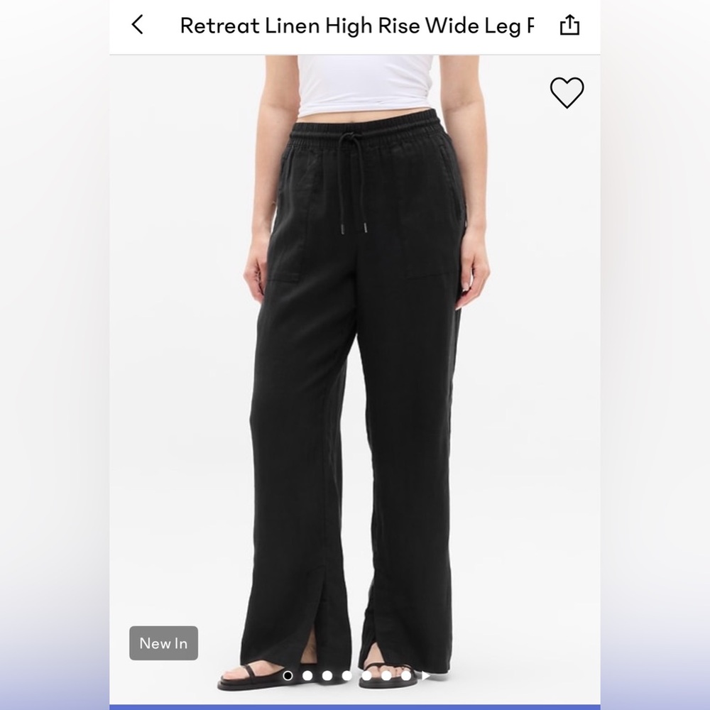 Athleta Black Wide Leg Pants